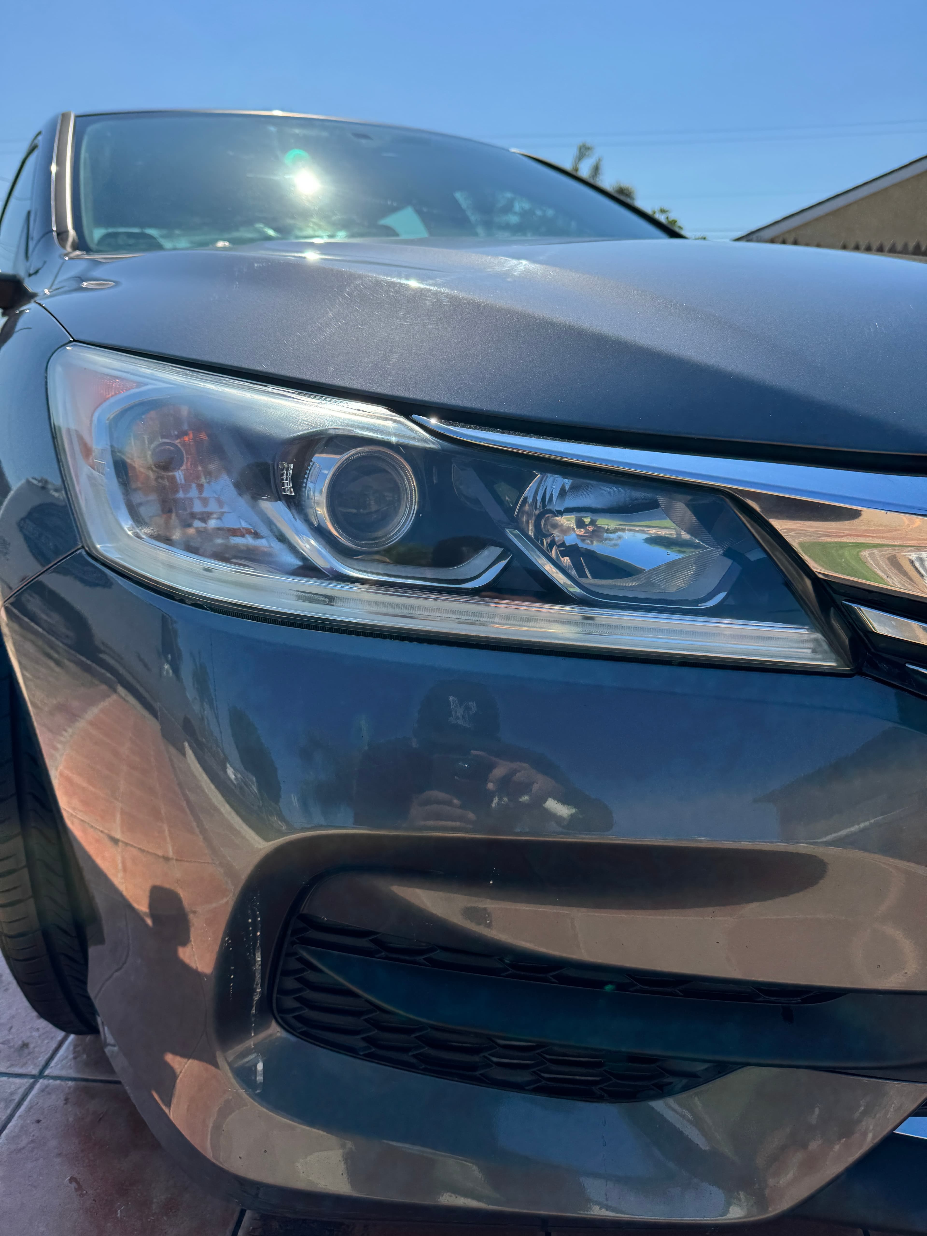 After – Headlight lens restoration